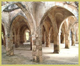 The great mosque at the Ruins of Kilwa Kisiwani (Tanzania), one of the UNESCO world heritage sites along East Africa’s Swahili coast