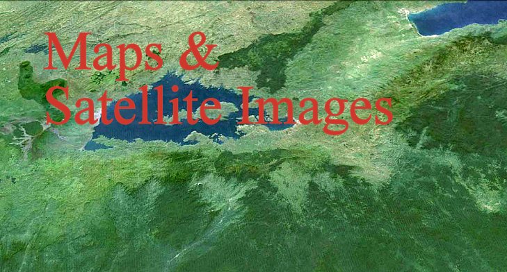 Satellite image (from Google Earth) of the Lake Kivu basin with Kahuzi-Biega National Park and other protected areas