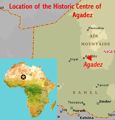 Niger Desert Map