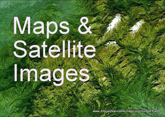 Maps & satellite images of Rwenzori Mountains National Park