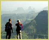 Tourism is developing rapidly in the Simien Mountains National Park world heritage site in Ethiopia