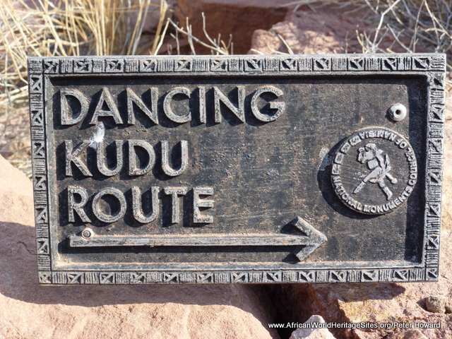 Visitors must be guided to see the iconic 'dancing kudu' rock engraving at Twyfelfontein