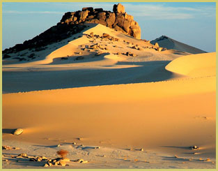 Air and Tenere Natural Reserves (Niger) is a UNESCO world heritage site in Africa's desert biome