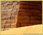 Kushite-era pyramid at the Archaeological Sites of the Island of Meroe UNESCO world heritage site, Sudan