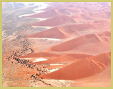 Dune formations at Sossusvlei in the Namib Sand Sea world heritage site