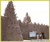 One of the ancient mosques at Timbuktu UNESCO world heritage site (Mali), one of the ancient towns of the trans-Sahara trading routes