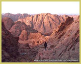 Mount Sinai (also known as Jebel Musa, or Mount Moses) is the site where Moses received from God the Ten Commandments (now part of the Saint Catherine Area UNESCO world heritage site, Sinai, Egypt)